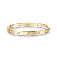 Love Ten-Stone Classic Bangle Bracelet