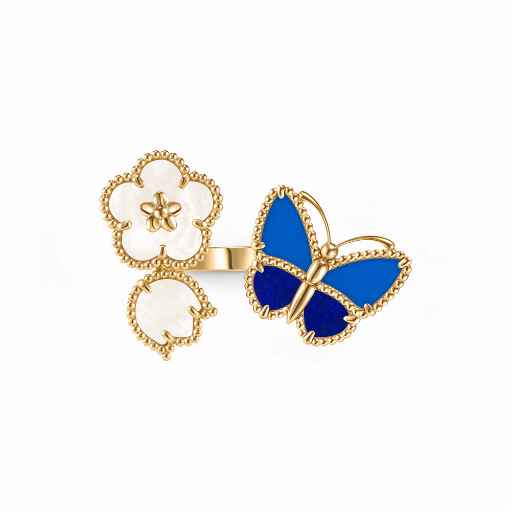 Lucky Animals Papillon Garden Ring