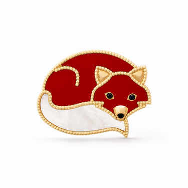 Lucky Animals Renard Rouge Brooch