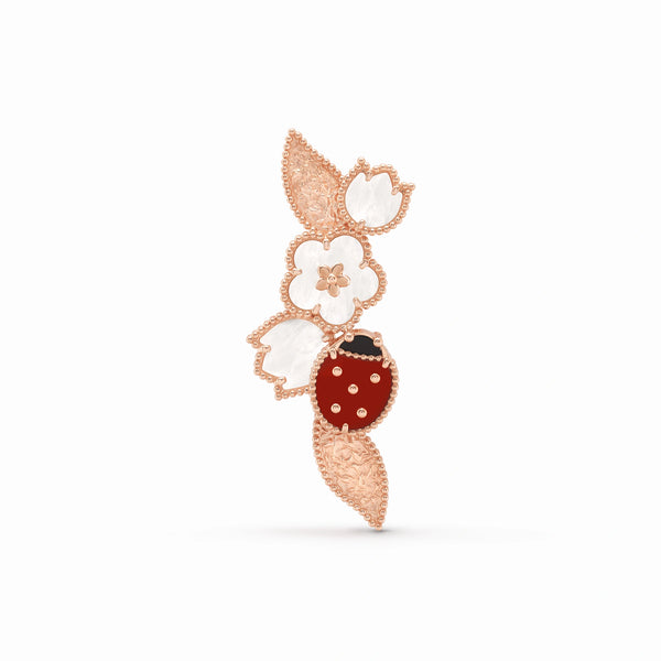 Lucky Spring Coccinelle Blossom Brooch
