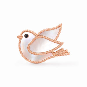 Lucky Spring Colombe Nacre Brooch