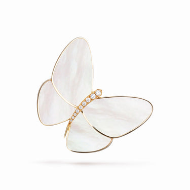 Lucky Spring Papillon Nacre Brooch