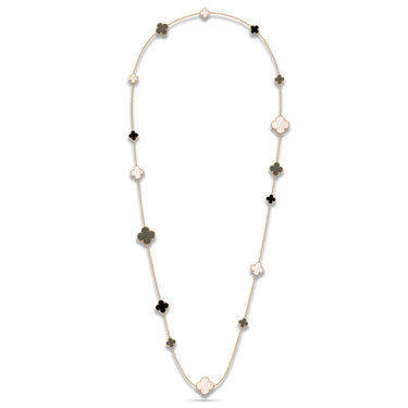 Magic Alhambra 16 Motif Long Necklace