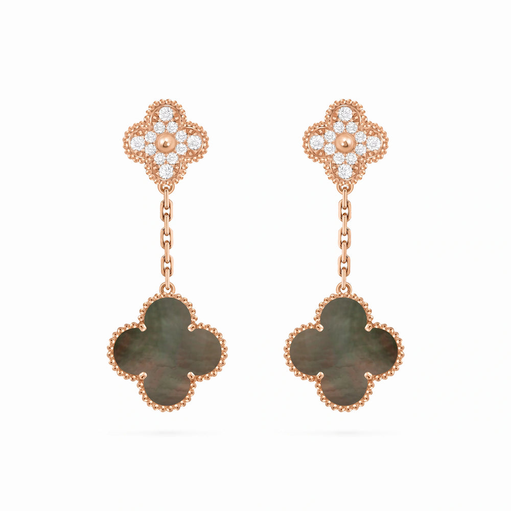 Magic Alhambra 2 Motif Earrings