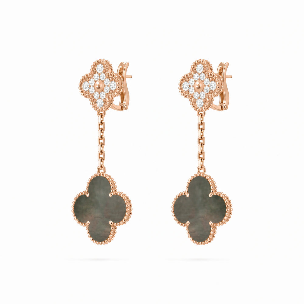 Magic Alhambra 2 Motif Earrings