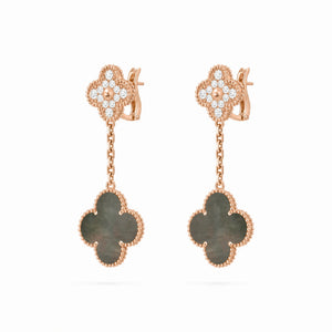 Magic Alhambra 2 Motif Earrings