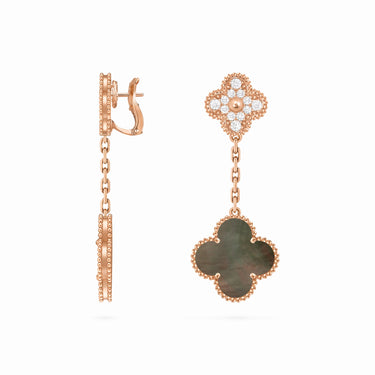Magic Alhambra 2 Motif Earrings