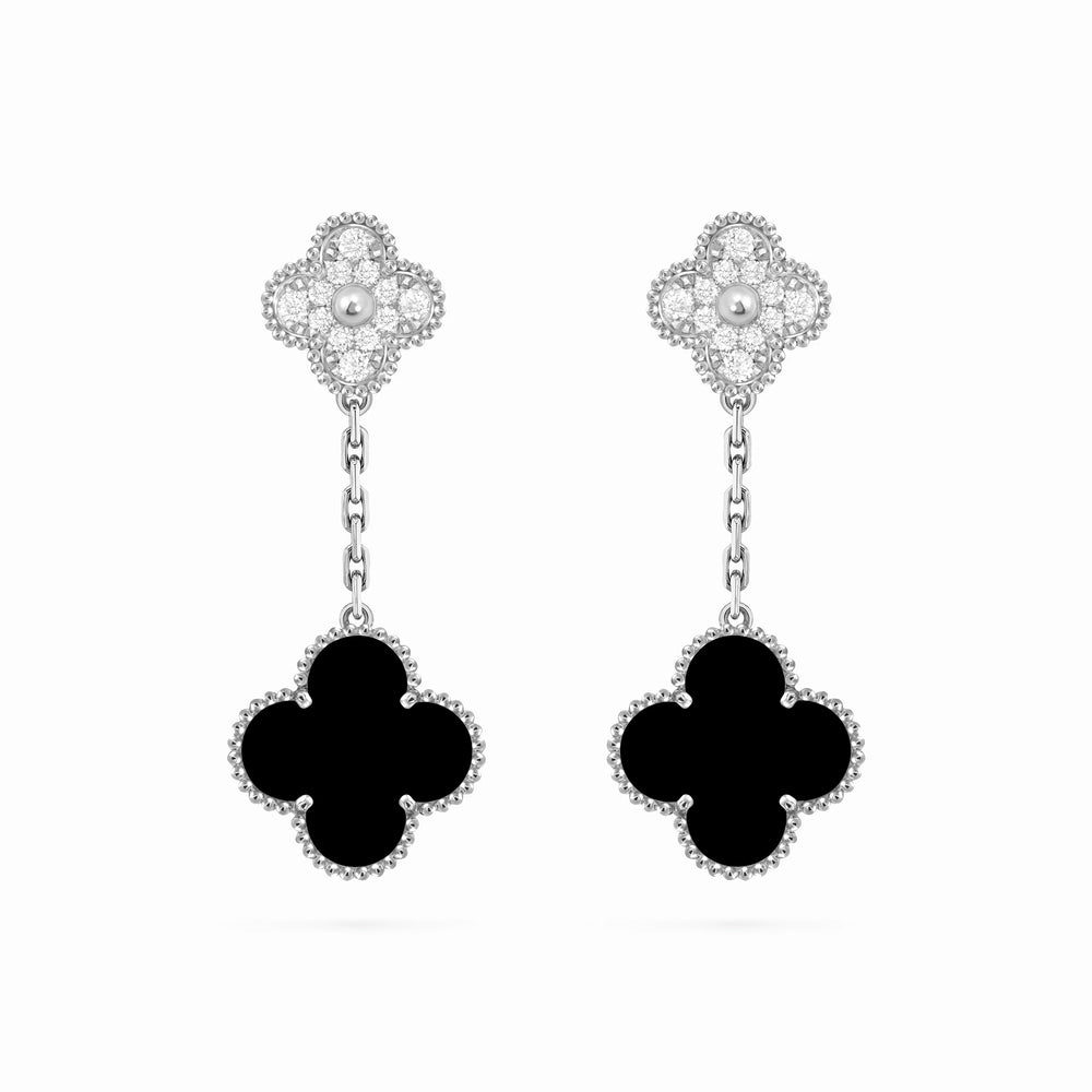 Magic Alhambra 2 Motif Earrings