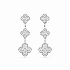 Magic Alhambra 3 Motif Cascade Earrings