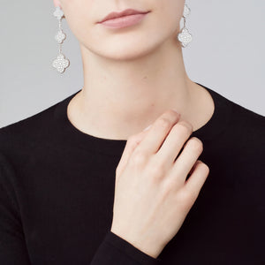 Magic Alhambra 3 Motif Cascade Earrings