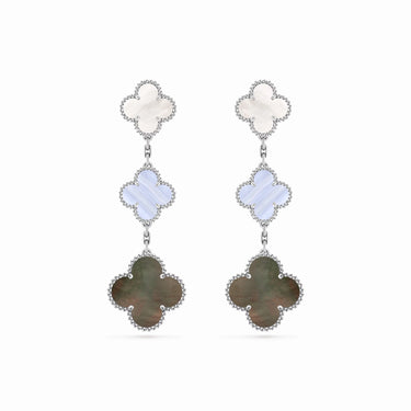 Magic Alhambra 3 Motif Earrings