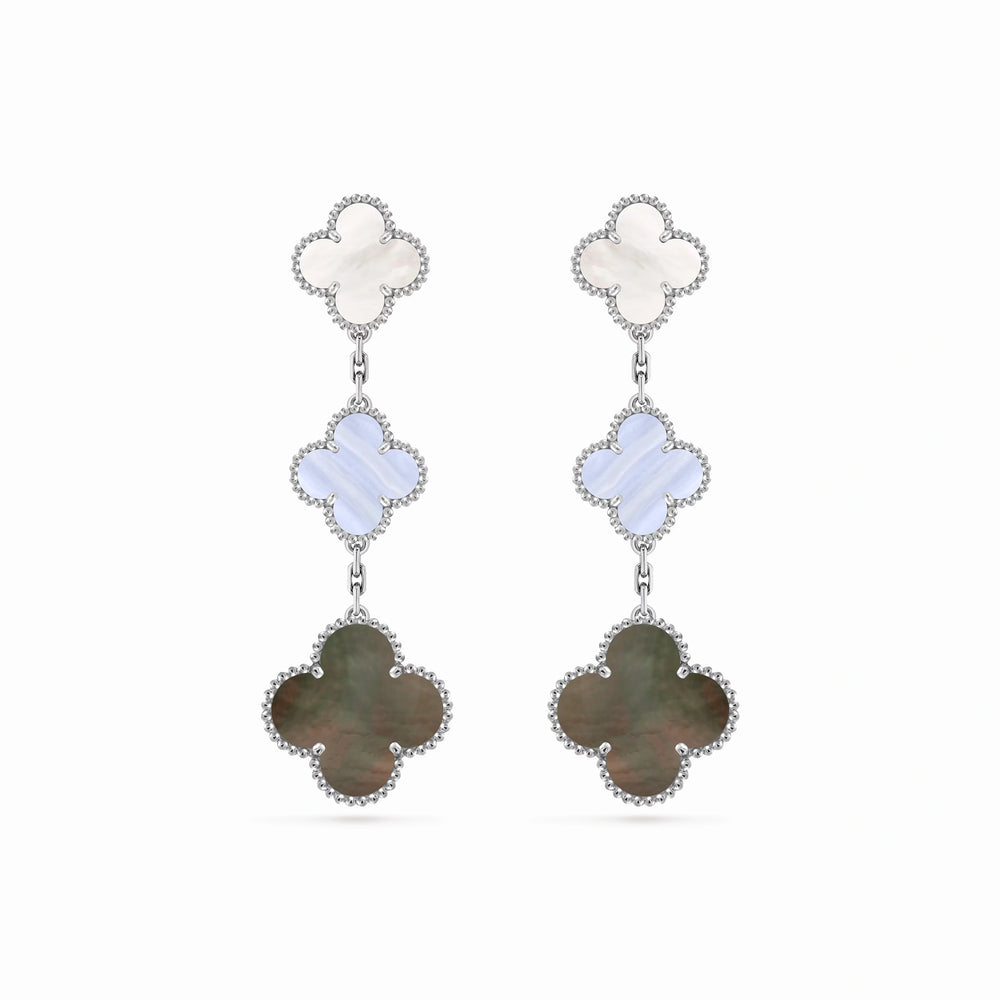 Magic Alhambra 3 Motif Earrings