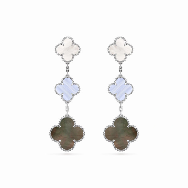 Magic Alhambra 3 Motif Earrings