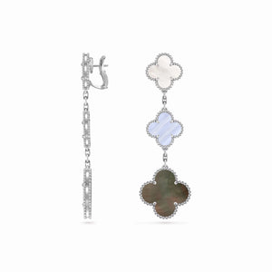 Magic Alhambra 3 Motif Earrings