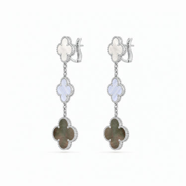 Magic Alhambra 3 Motif Earrings