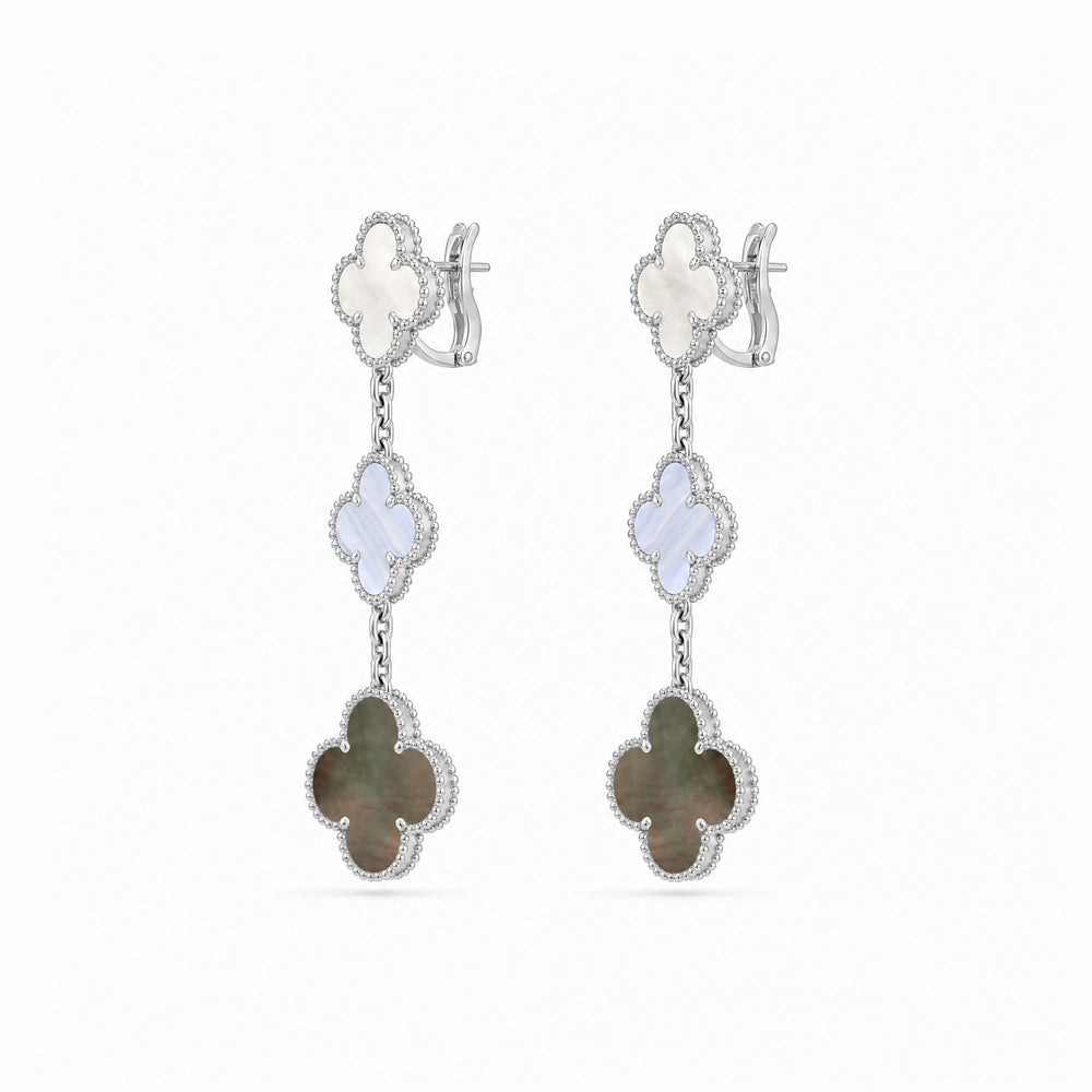 Magic Alhambra 3 Motif Earrings