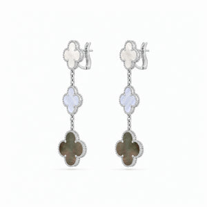 Magic Alhambra 3 Motif Earrings