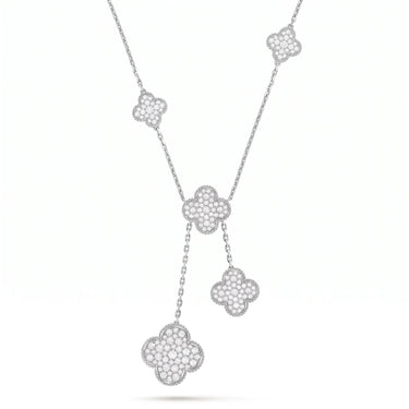 Magic Alhambra 6 Motif White Necklace