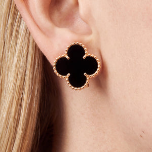 Magic Alhambra Noire Earrings