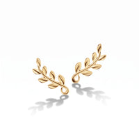 Paloma Picasso Olive Leaf Climber Earrings