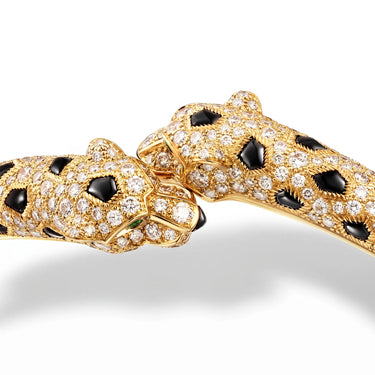 Panthere Half-Pavé Small Bracelet