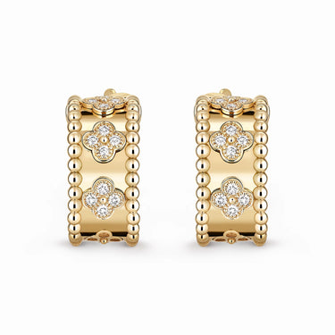 Perlee Clovers Jardin Hoop Earrings