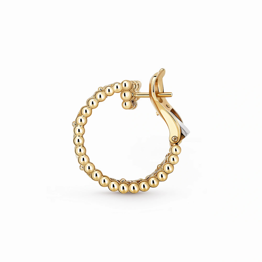 Perlee Clovers Jardin Hoop Earrings