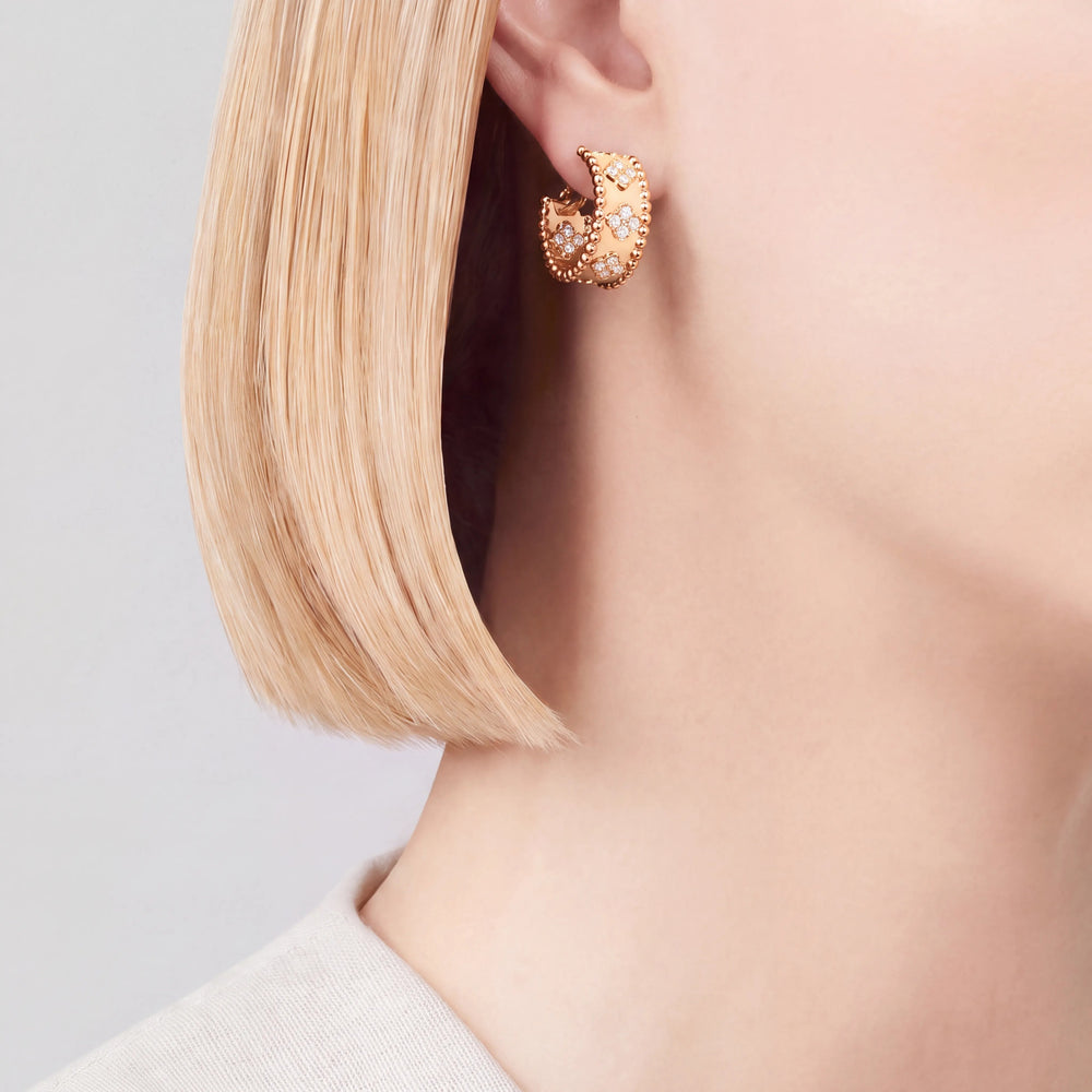 Perlee Clovers Jardin Hoop Earrings