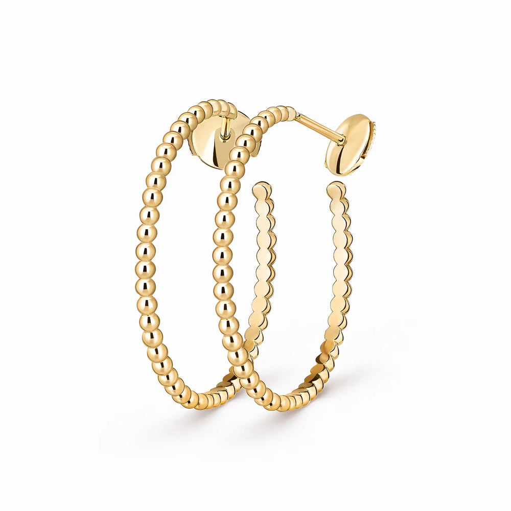 Perlee Pearls Lumiere Hoop Earrings