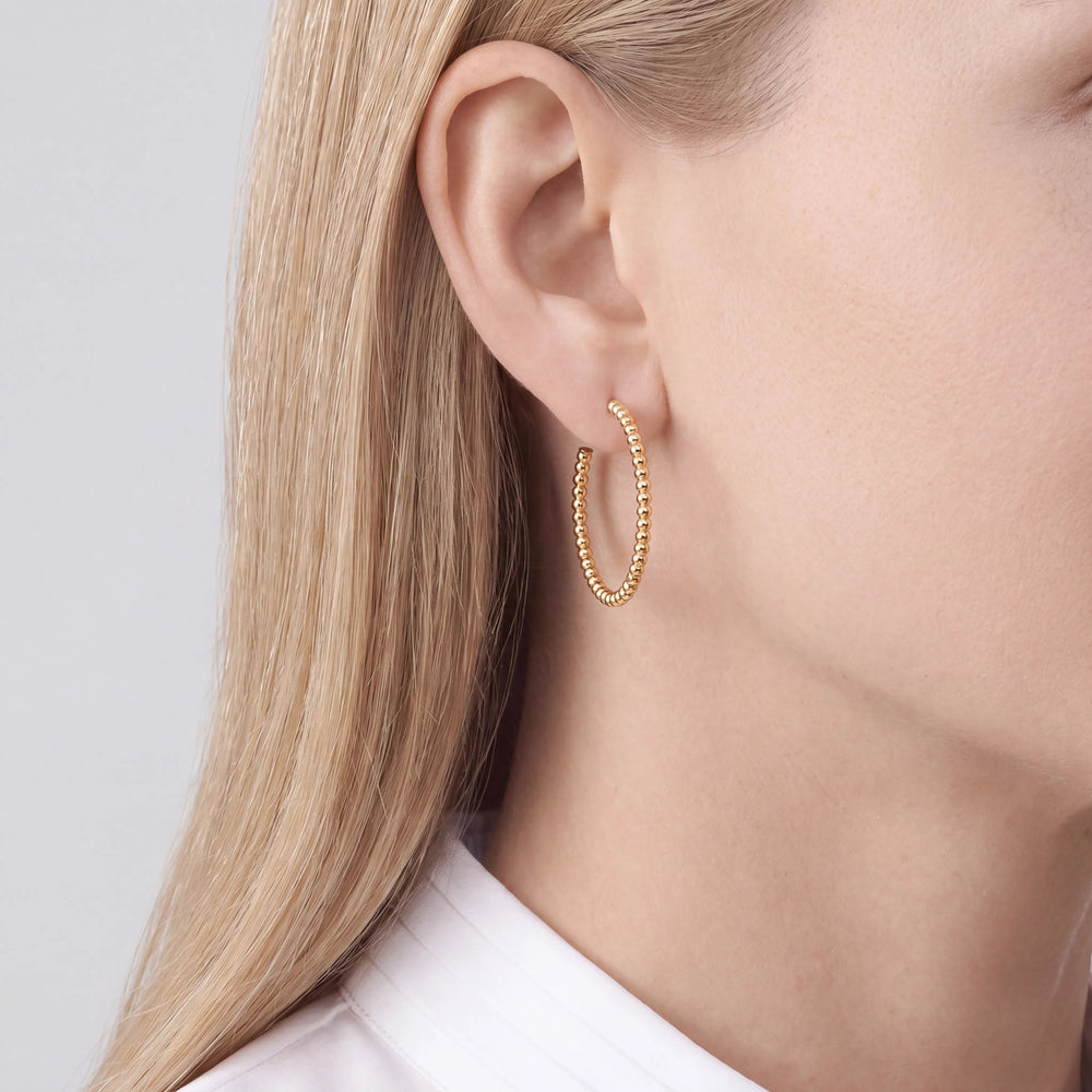 Perlee Pearls Lumiere Hoop Earrings