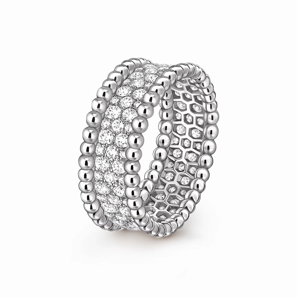 Perlee Radiant Pavé Band Ring