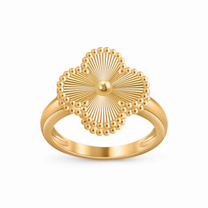 Perlee Soleil Fleuri Motif Ring