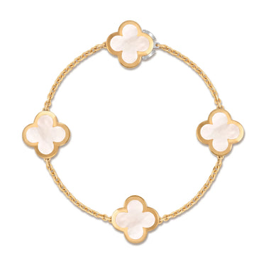 Pure Alhambra Four Motif Clover Bracelet