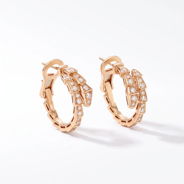 Serpenti Coiled Earrings