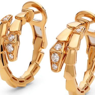 Serpenti Radiant Hoop Earrings
