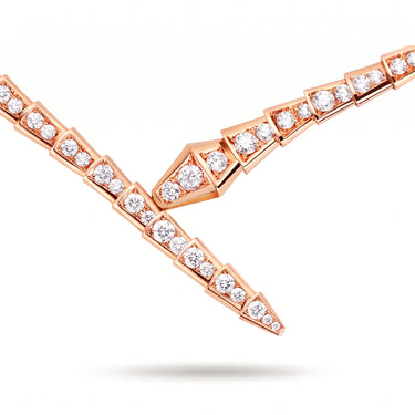 Serpenti Riviera Pave Necklace
