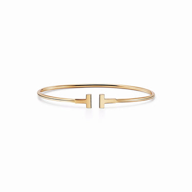 T Narrow Wire Bracelet