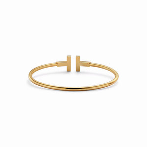 T Pave Wire Brilliance Bangle Bracelet