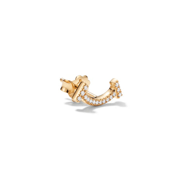 T Smile Mini Pavé Earrings