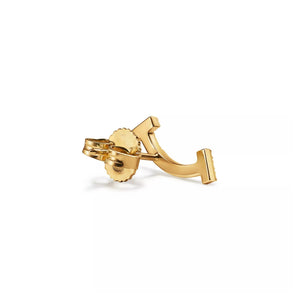 T Smile Mini Paved Earrings