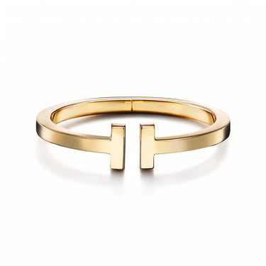 T Square Bold Hinged Bangle