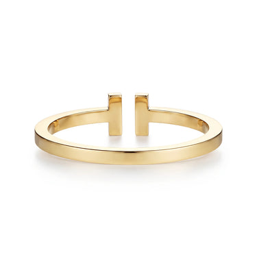T Square Bold Hinged Bangle