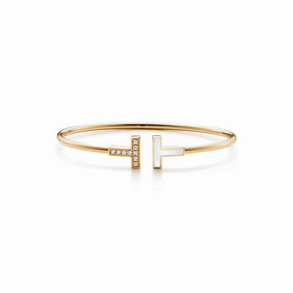 T Wire Duo Bangle Bracelet