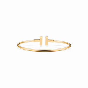 T Wire Duo Bangle Bracelet