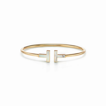T Wire Opaline Bangle Bracelet
