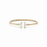 T Wire Opaline Bangle Bracelet