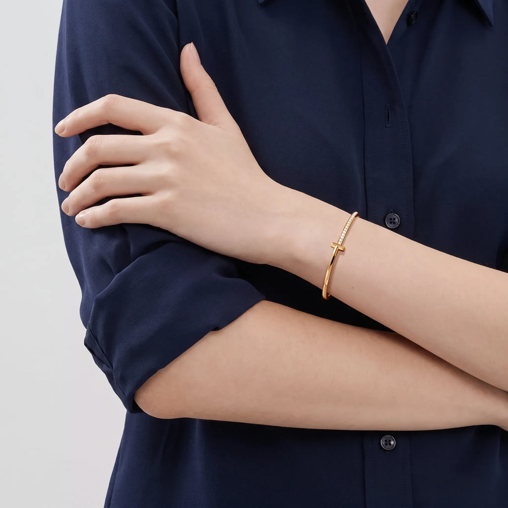T1 Narrow Pavé Bracelet
