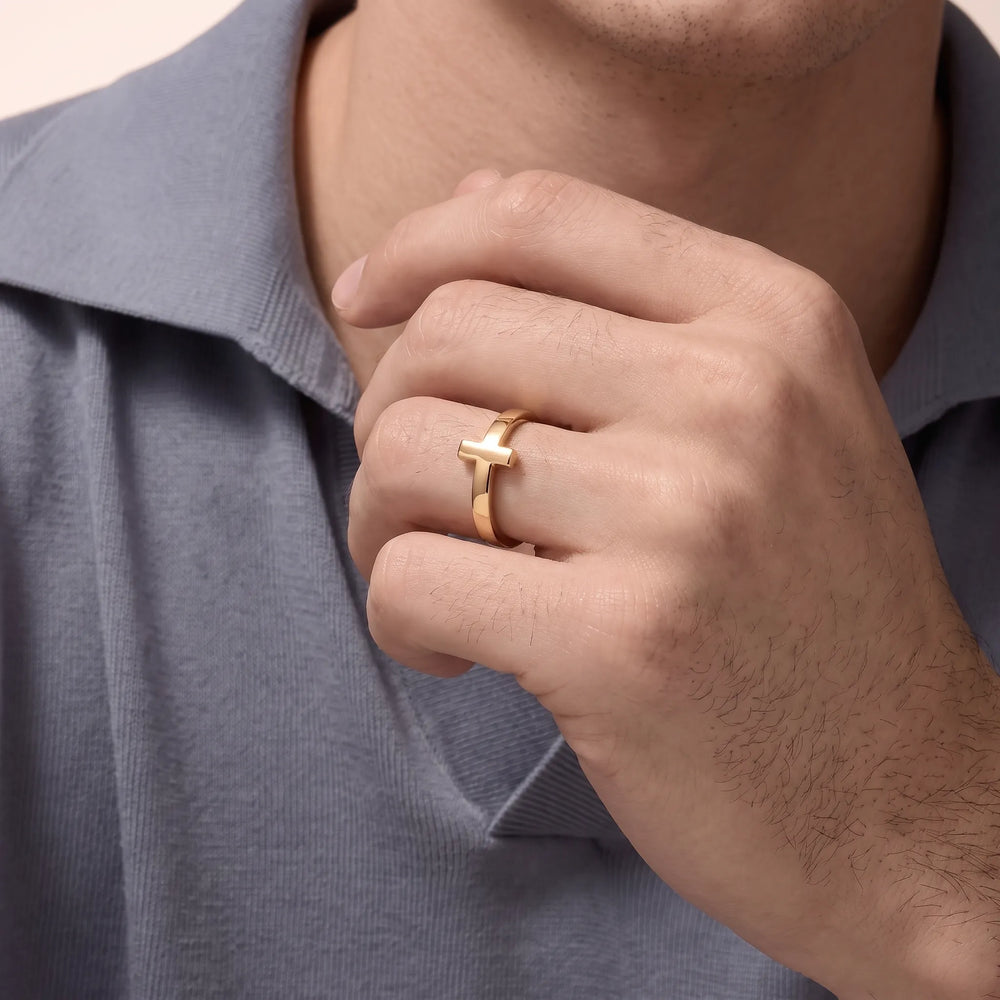 T1 Sculpted Narrow Ring