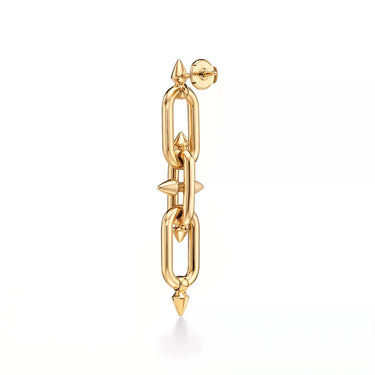 Titan Spear Link Drop Earrings