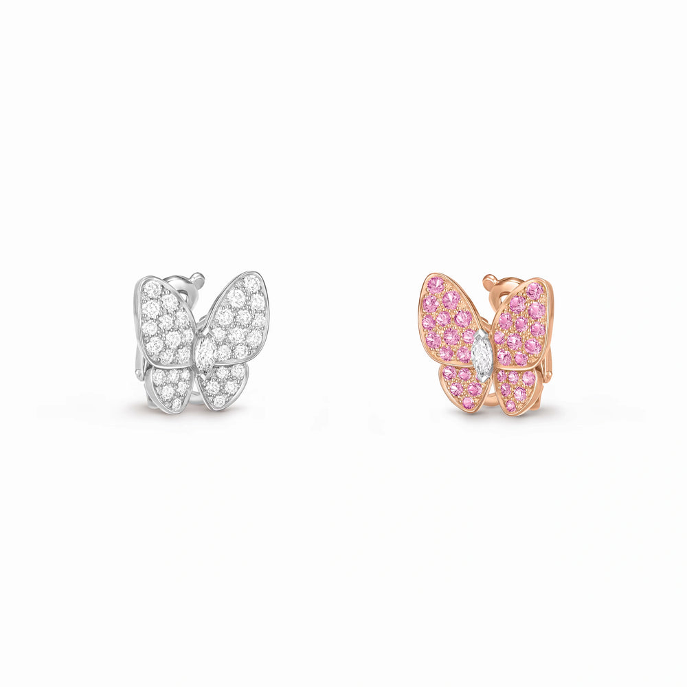 Two Butterfly Envol Earrings